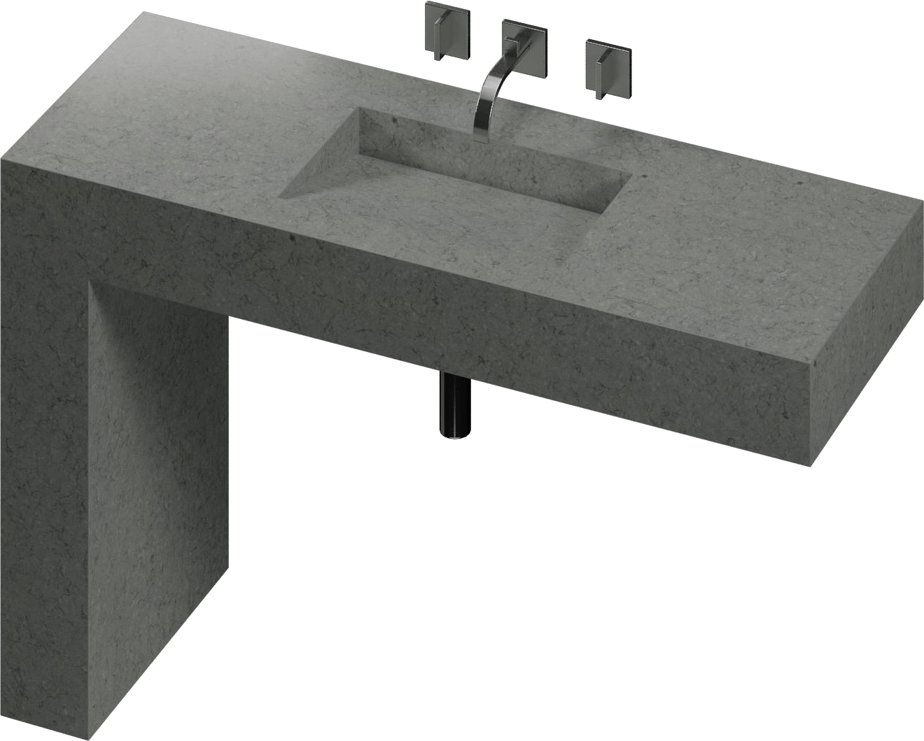 balance stone vanity