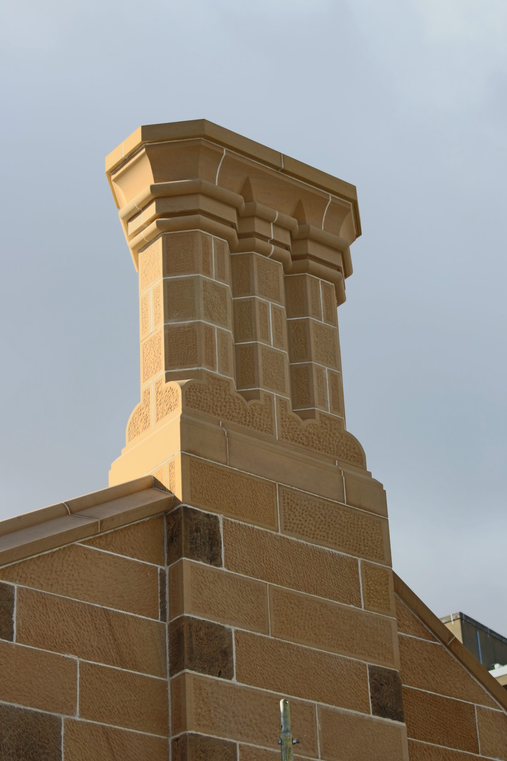 sandstone replacement chimney